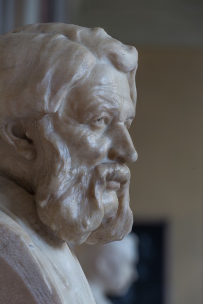 Josef Seegen (1822-1904), Nr. 72 bust (marble) in the Arkadenhof of the University of Vienna-1325