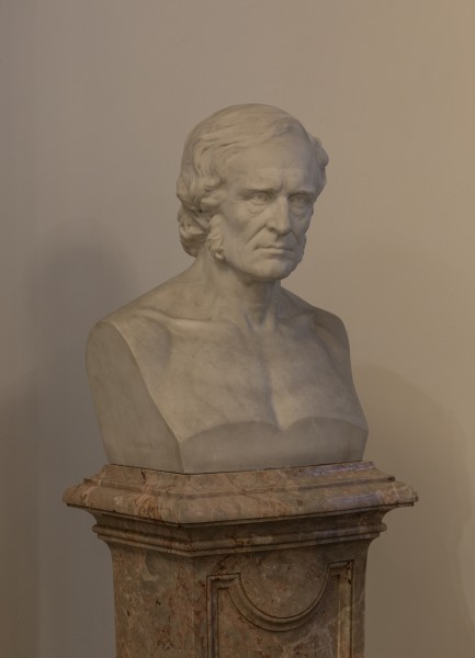 Josef Treitl, Handelsmann und Mäzen der Akademie der Wissenschaften - Bust in the aula of the academy - hu -8569