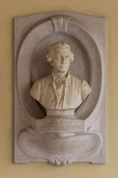 Karl Anton von Martini (Nr. 50) Bust in the Arkadenhof, University of Vienna-1358