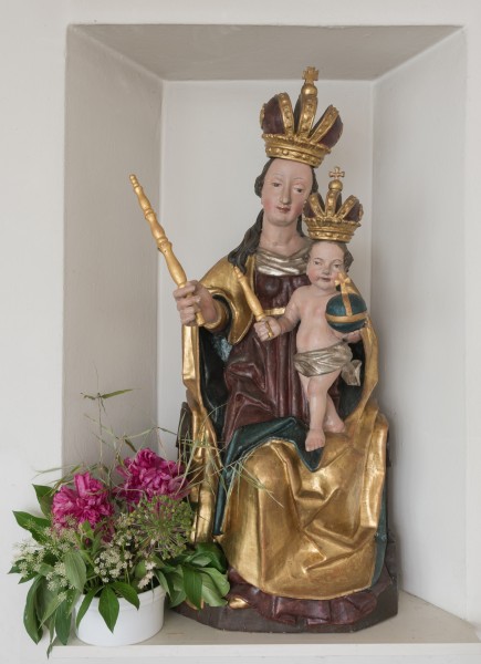 Klagenfurt Welzenegg Afritschstrasse 76 Pfarrkirche Herz Jesu Madonna mit Kind 4650