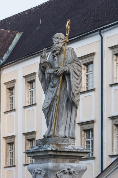 Kremsmünster Stift Brückenfigur Benedikt