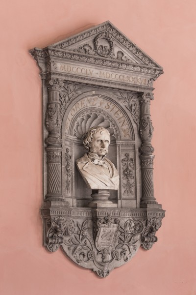 Lorenz von Stein (Nr. 15) - Bust in the Arkadenhof, University of Vienna - 0268