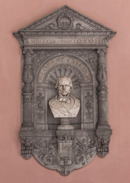 Lorenz von Stein (Nr. 15) - Bust in the Arkadenhof, University of Vienna - 0269