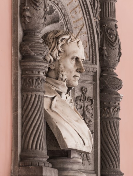Lorenz von Stein (Nr. 15) - Bust in the Arkadenhof, University of Vienna - 0272
