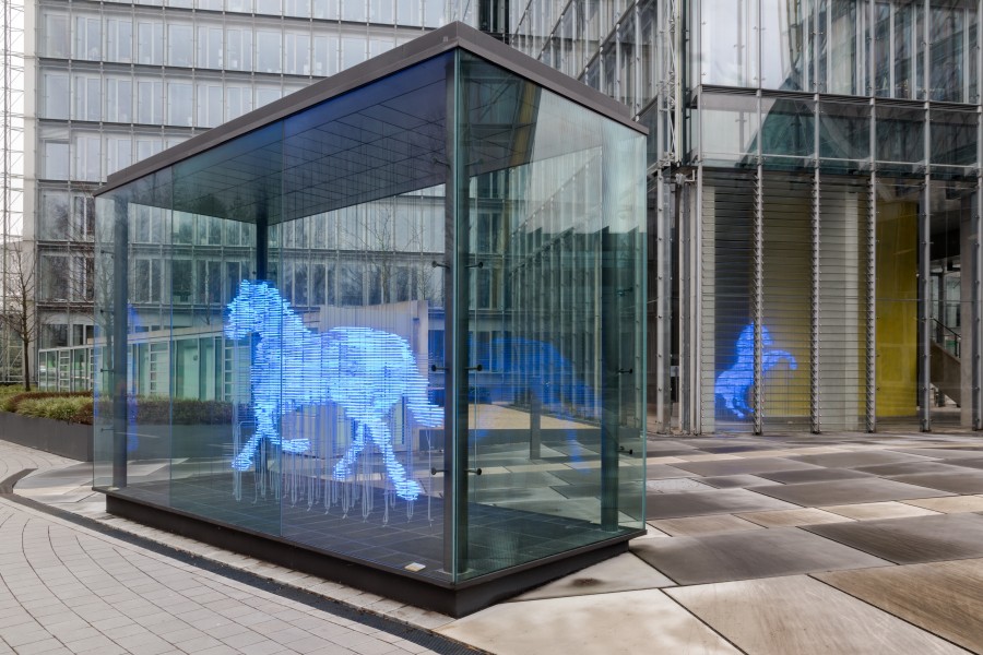Münster, LVM, Skulptur -Zwei Pferde- -- 2017 -- 6297