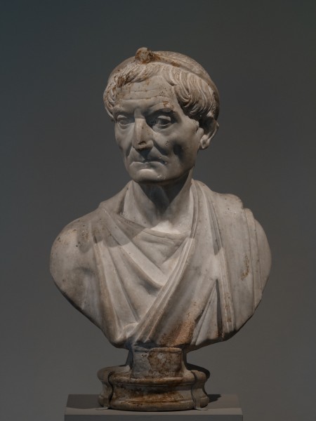 Marble bust of a priest - MET - L.2007.8.5