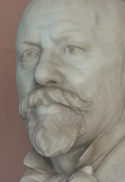 Moriz Kaposi (1837-1902), physician, Nr. 118, bust (marble) in the Arkadenhof of the University of Vienna-3003