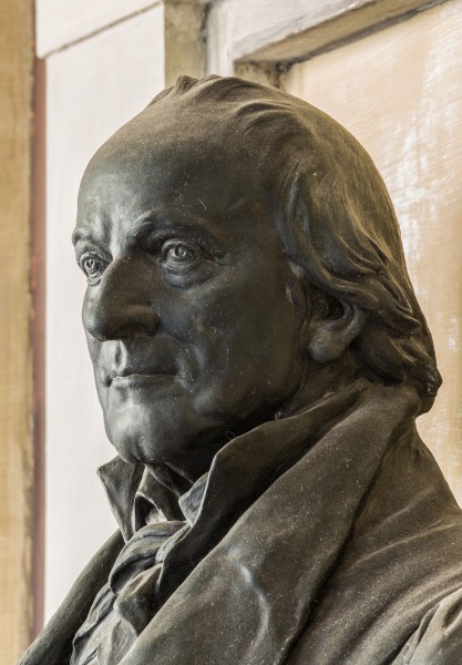 Nikolaus Joseph Freiherr von Jacquin (Nr. 35) Bust in the Arkadenhof, University of Vienna -2181