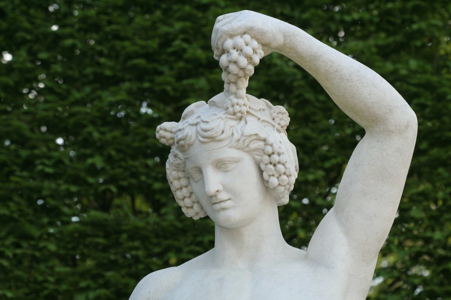Parc de Versailles, demi-lune du bassin d'Apollon, Bacchus 03