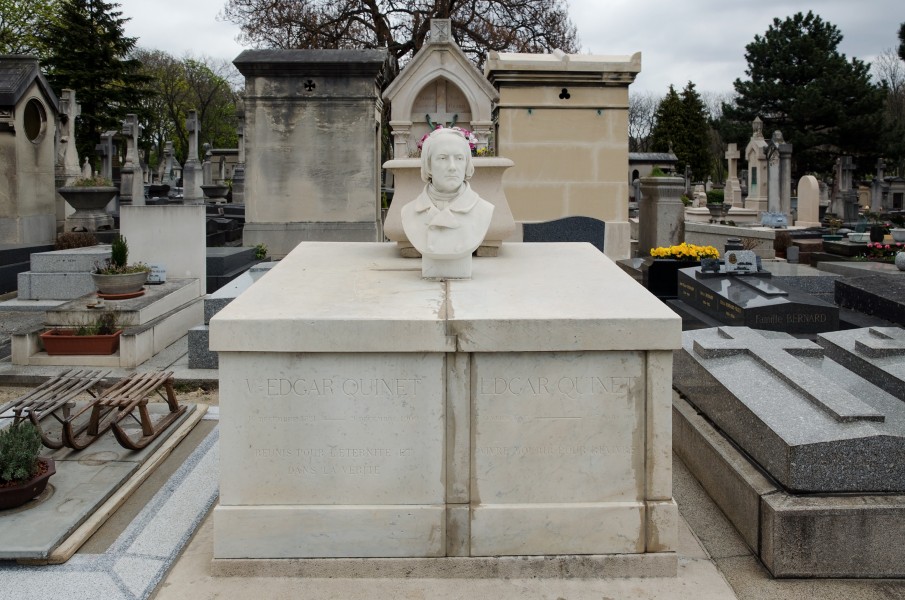 Paris - Cimetière du Montparnasse - Edgar Quinet 1