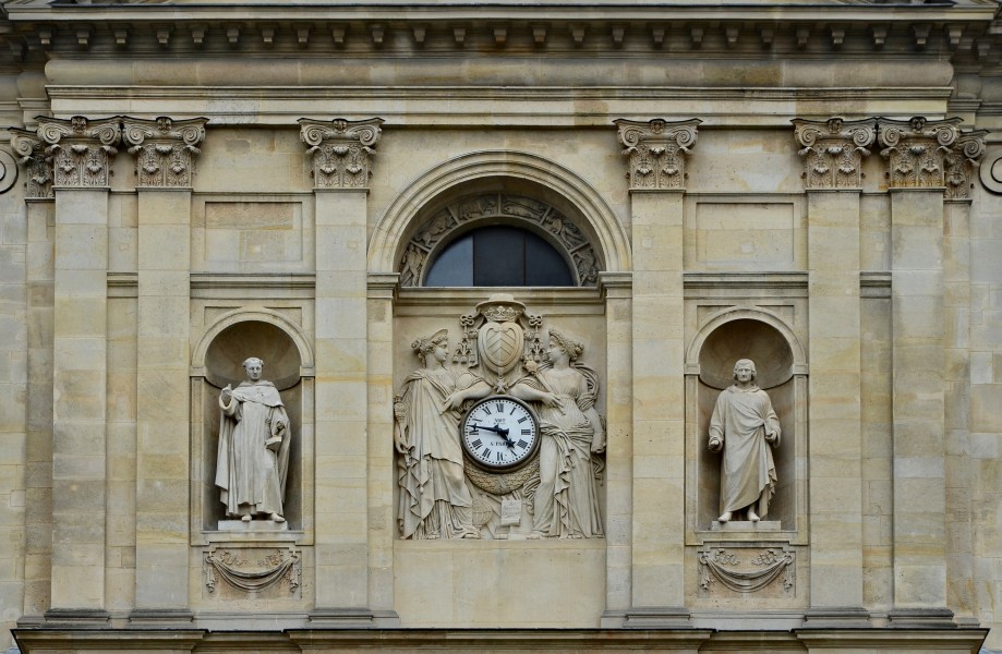 Paris Chapelle Sorbonne détail façade 2014