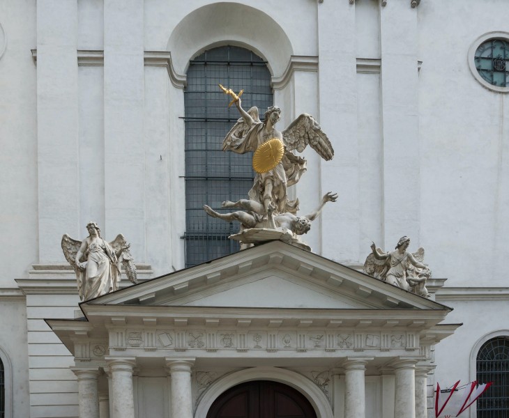 Pediment Michaelerkirche Vienna