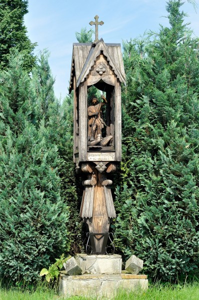 PL-PK Blizne, rzeźba św. Michała Archanioła 2014-07-26--09-48-22-001