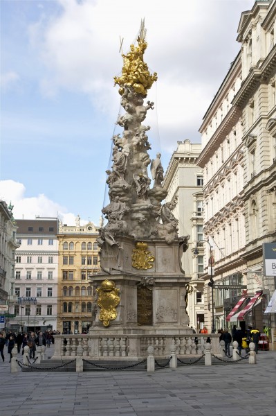 Plague column pestsaüle Graben Wien Vienna Austria