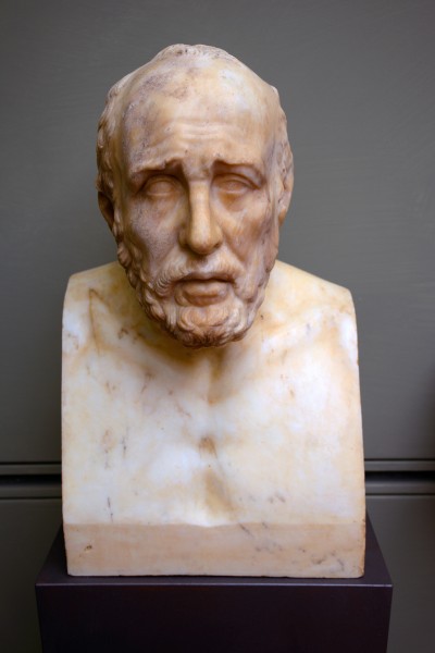 Portrait of a man on a herm (Known as Aratus)