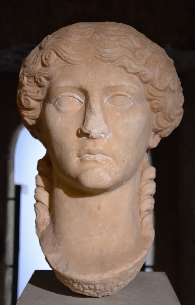 Portrait of Agrippina the Elder from Aeminium (Coimbra, Portugal), circa 40 AD, Machado de Castro National Museum, Coimbra, Portugal (12990510573)