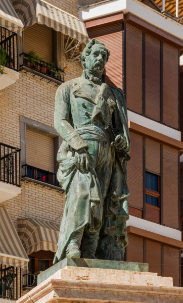 Ramon Narvaez y Campos statue Loja-