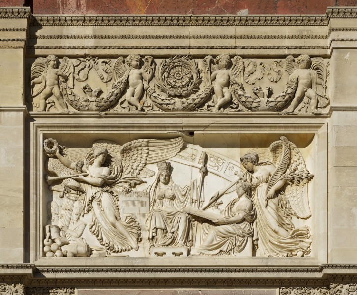 Relief Traité Presbourg arc Carrousel Paris