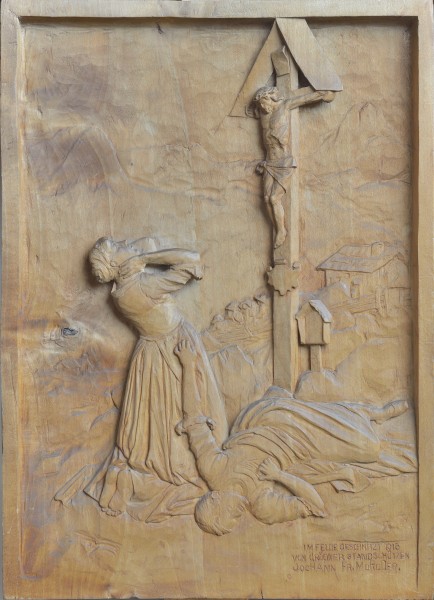 Relief Tyroler Freiheitskämpfe 1809 Johann Moroder nach Mathias Schmid