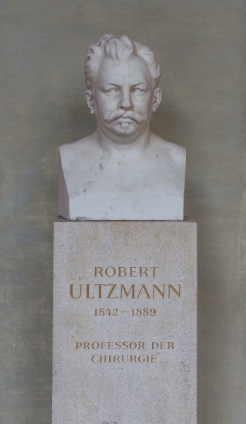 Robert Ultzmann (1842-1889), Nr. 69, bust (marble) in the Arkadenhof of the University of Vienna-1281