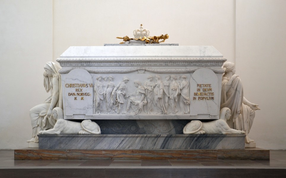 Roskilde cathedral - Christian VI tomb