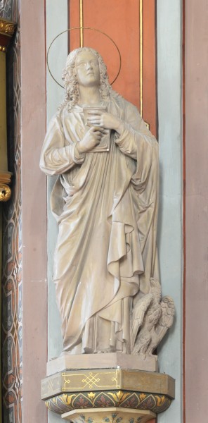 Saint John Evangelist with eagle Mahlknecht