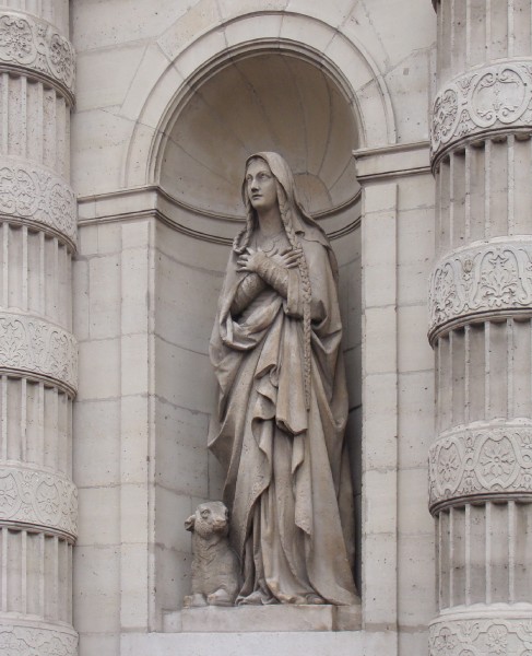 Sainte Genevieve façade Saint-Etienne-du-Mont