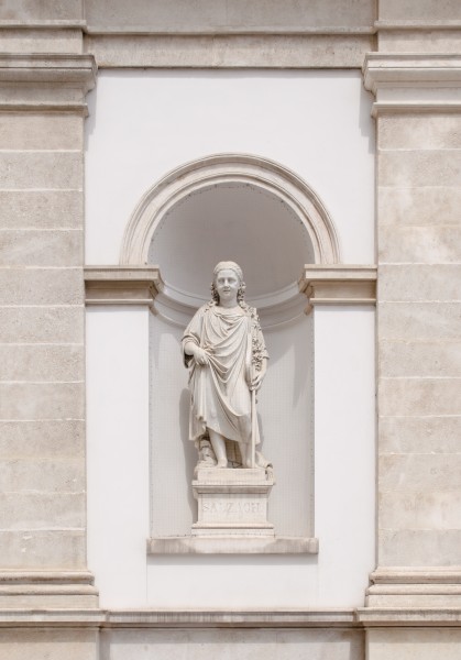 Salzach statue - Albertina bastion - Vienna