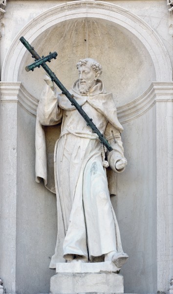 San Francesco sulla facciata del Redentore Venezia