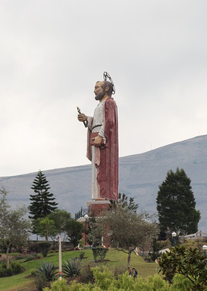 San Pedro statue, Alausi