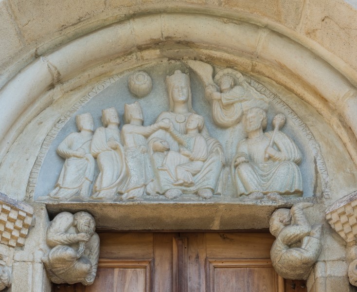 Sankt Paul Stifts-und Pfarrkirche S-Portal Typanon Epiphanie 19052015 3841