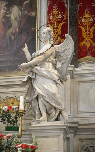 Santa Maria della Visitazione Altar Archancel Gabriel by Morlaiter
