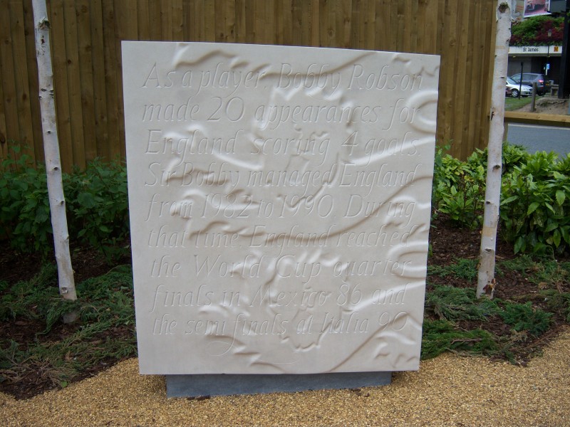 Sir Bobby Robson memorial garden stone 4 of 5