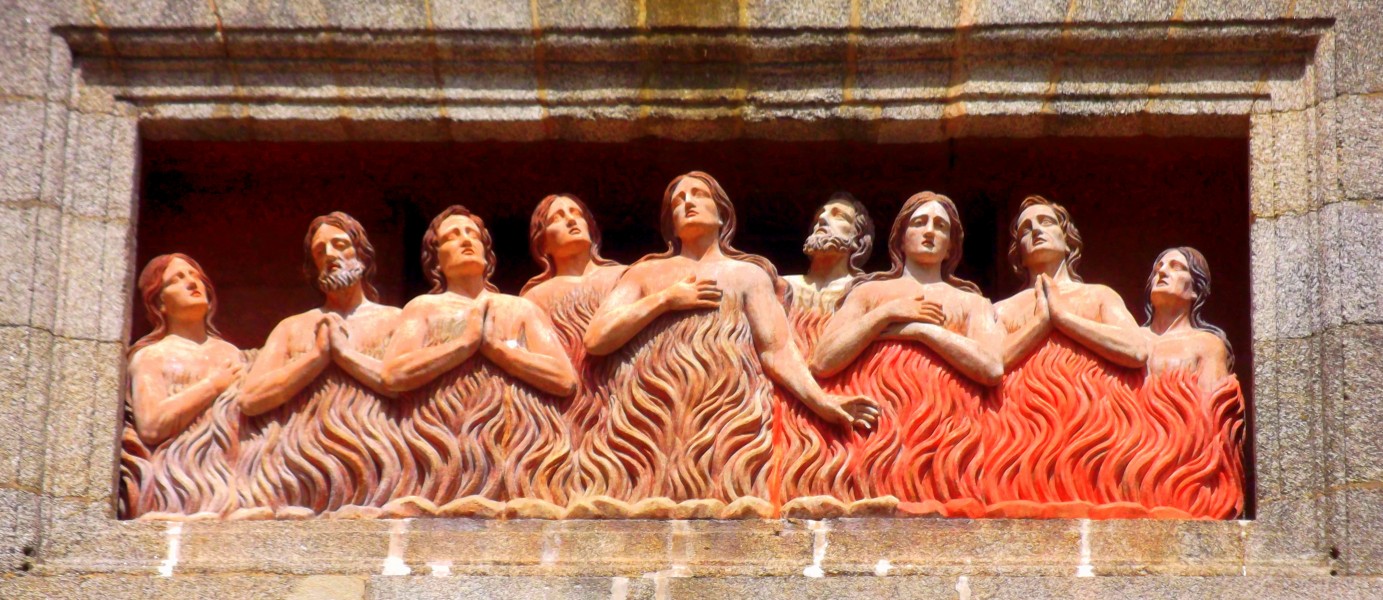 Souls in Purgatory at Church of Animas in Santiago de Compostela