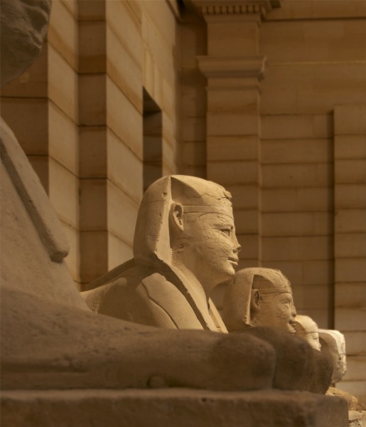 Sphinx serapeum saqqara Louvre N 391