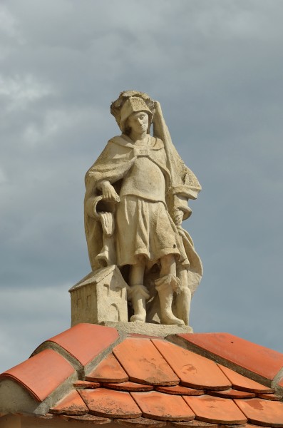 St. Nicholas, Fladnitz - statue of St. Florian 01