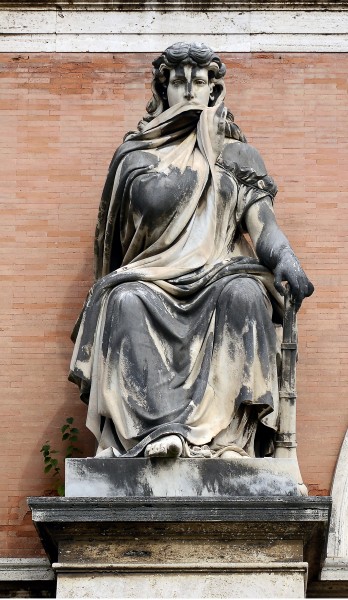 Statue 1 in front of Campo Verano