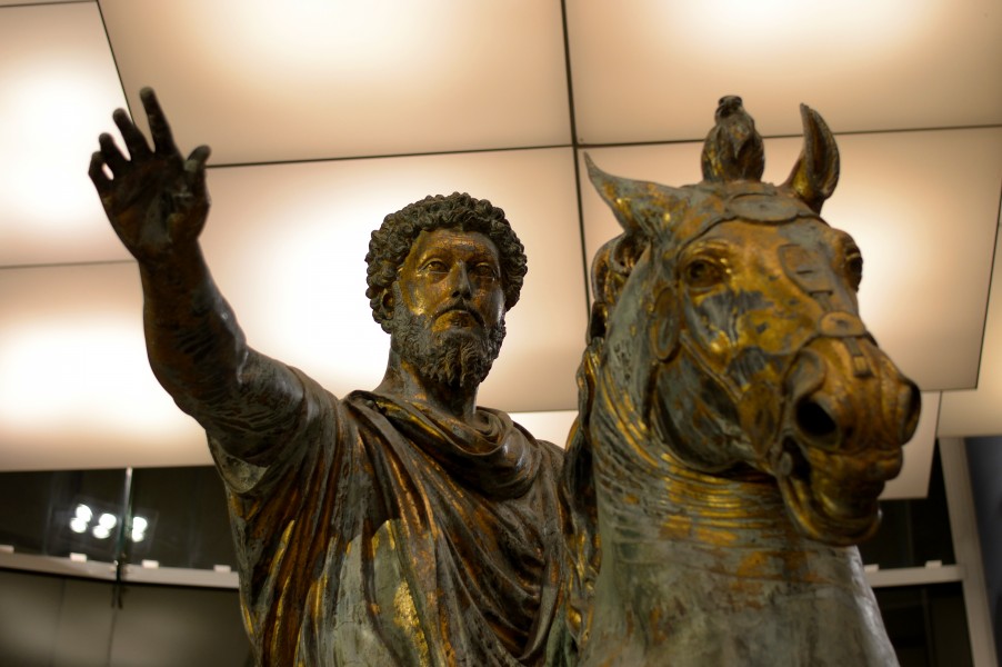 Statue of Marcus Aurelius in Musei Capitolini