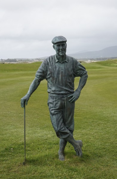 Statue of Payne Stewart at Waterville Golf Links