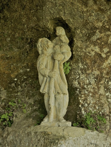 Statue Roque Saint Christophe