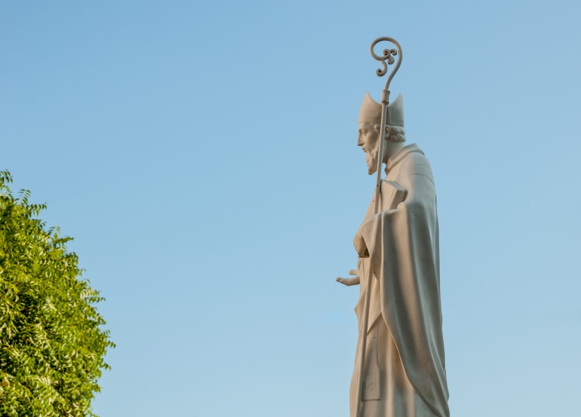 Statue San Agustino Recoleto in Maracaibo