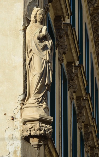 Statues of Holy Family at Kranzgasse - Herklotzgasse 03, 15th, Vienna