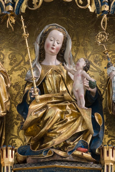 Stift Zwettl Kirche Bernardi-Altar Madonna 01