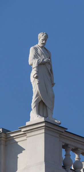 Theophrastus (Tyrtamos) Roof figure at the Naturhistorisches Museum, Vienna 8968