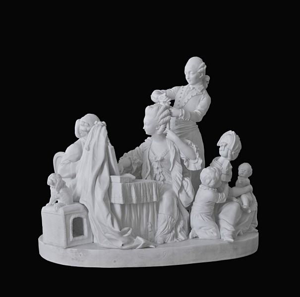 Toilette Leriche biscuit Sèvres Versailles MV8925