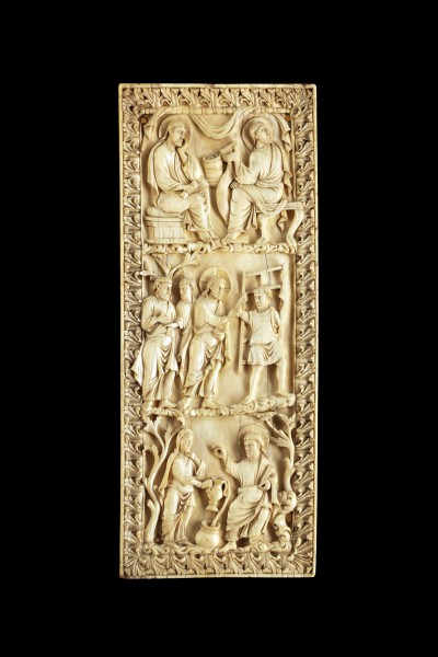 Two Evangelists healing of the paralytic and Christ with the Samaritan-MBA Lyon L477-IMG 0647