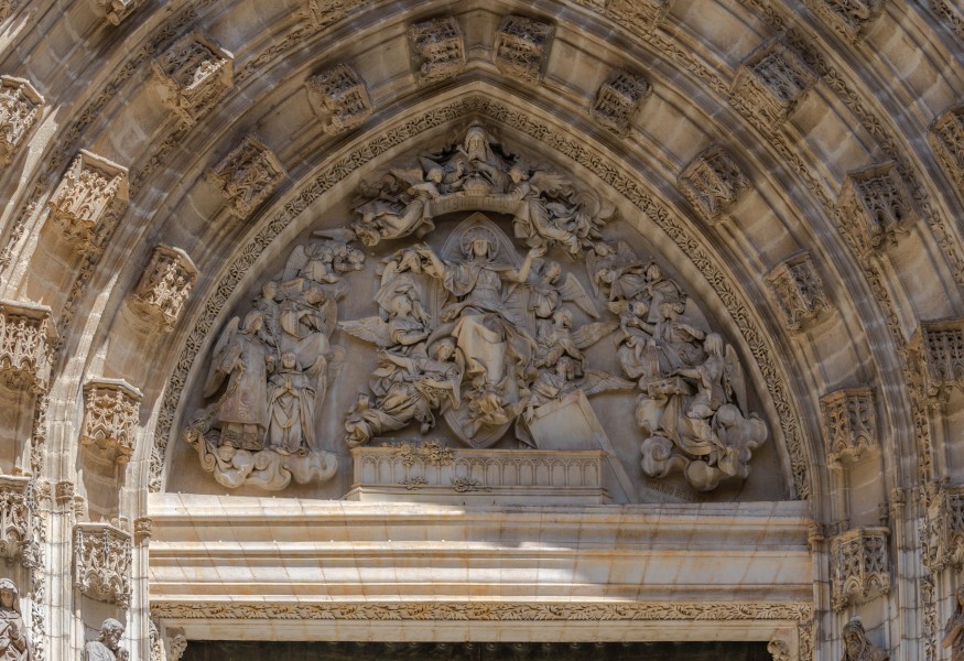 Tympan Portail de l'Assomption cathédrale Seville Spain