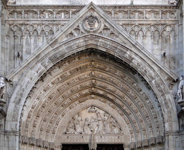 Tympanum of Puerta del Perdón, Cathedral of Toledo