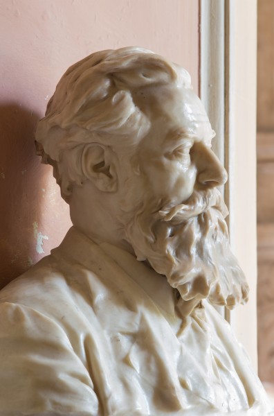 Victor von Lang (Nr. 60) Bust in the Arkadenhof, University of Vienna-9311