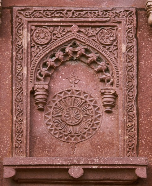 Wall sculpture, Agra Fort